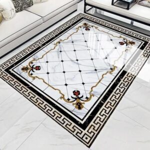 INLAY WORK ON MARBLE FLOOR